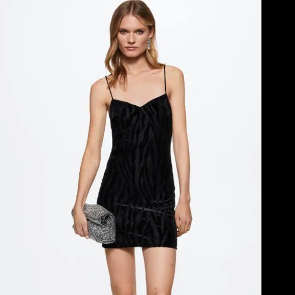 Velvet Mini Dress - NWT - Picture 2 of 5